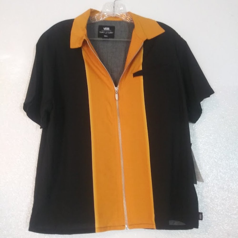 Vans X Curren X Knost women's size S black and yellow top